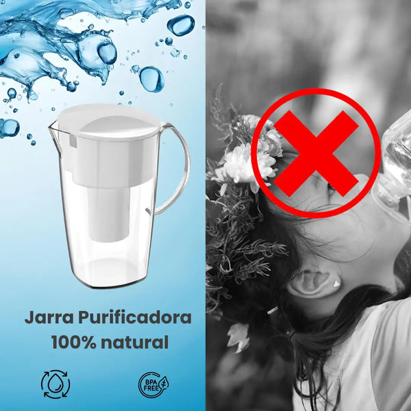 JARRA PURIFICADORA DE AGUA CON FILTRO AQUAPURITY®