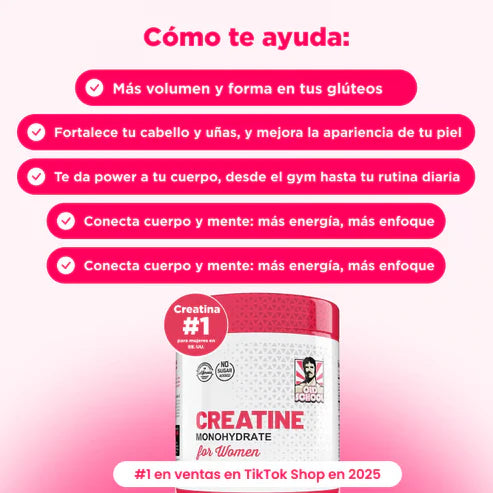 CREATINE MUJER - Blinkori Monohidrato®