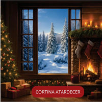 CORTINA AMERICANA NAVIDEÑA