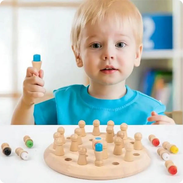 JUEGO DE MEMORIA MONTESSORI AJEDREZ
