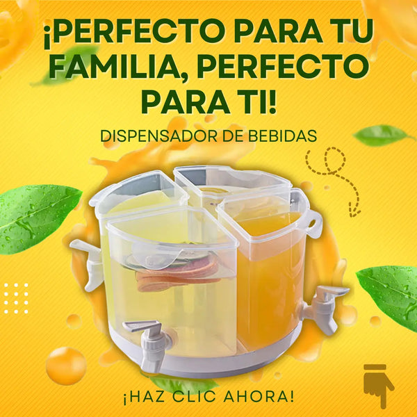 DISPENSADOR DE BEBIDAS 4 EN 1 + 38% OFF + ENVÍO GRATIS