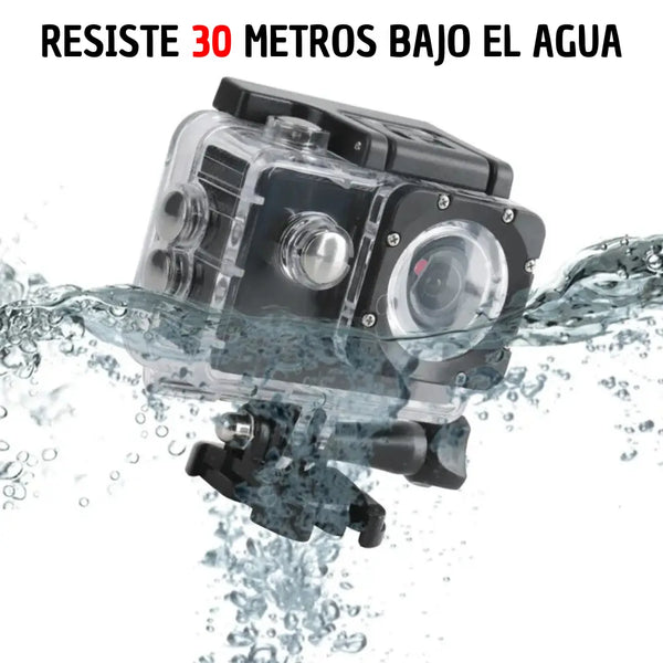 Camara SportPro 4K ® - Siente la aventura, captura la emoción