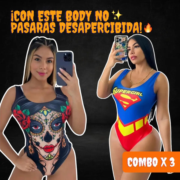 BODY PARA MUJER DE HALLOWEN