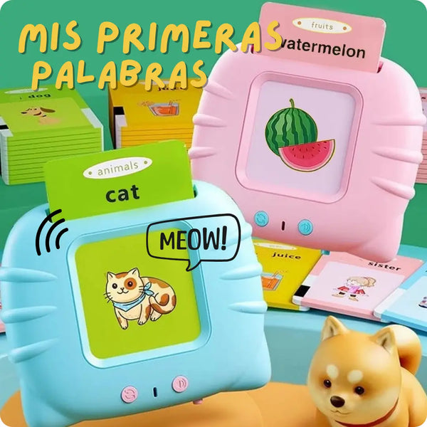TARJETAS PARLANTES EDUCATIVAS ESPAÑOL-INGLÉS | MIS PRIMERAS PALABRAS