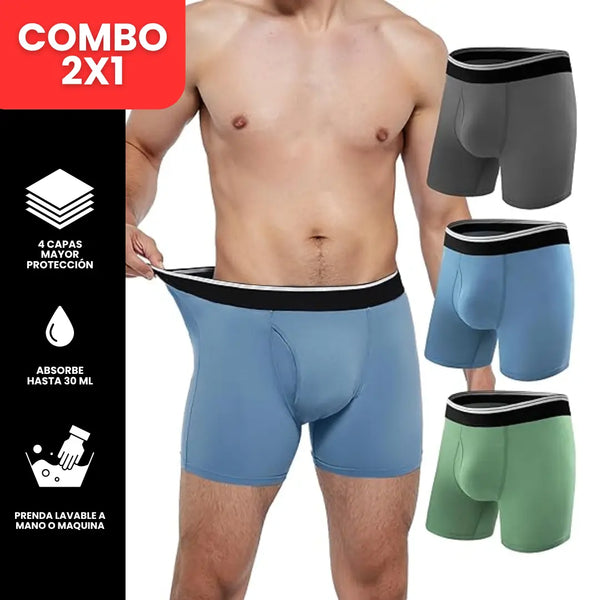 BOXER ANTIFUGAS - COMBO X 2