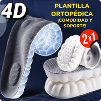 PLANTILLA ORTOPÉDICA EN 4D Feetcomfort™