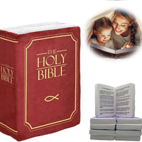 ALMOHADA DE PELUCHE CON FORMA DE BIBLIA