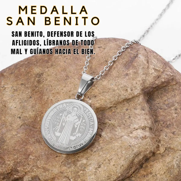 MEDALLA DE SAN BENITO ¡SIENTE EL CAMBIO!