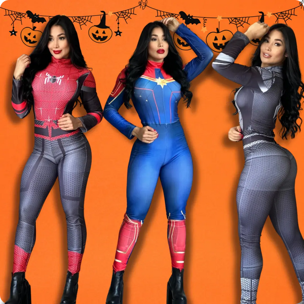 ENTERIZO PARA MUJER DE HALLOWEEN