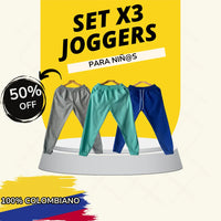 COMBO X3 JOGGER PARA NIÑ@S ¡COMODIDAD PARA TUS PEQUEÑOS!