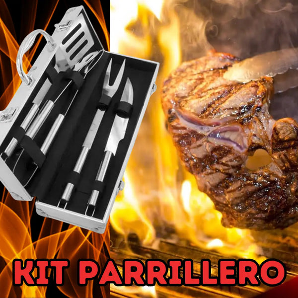 KIT PARRILLERO ¡DISFRUTA DE UN BUEN ASADO!