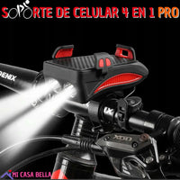 SOPORTE PARA CELULAR 4 EN 1 PRO®- Transforma tus rutas en experiencias excepcionales.