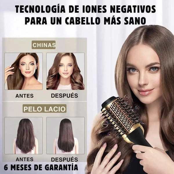 CEPILLO SECADOR ¡MOLDEADOR 3D POWER KERATINA PRO!