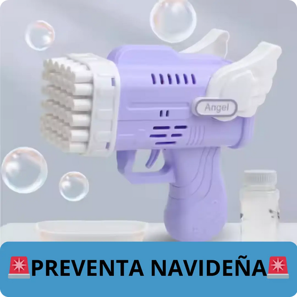 PISTOLA DE BURBUJAS CON ALAS PEQUEÑA