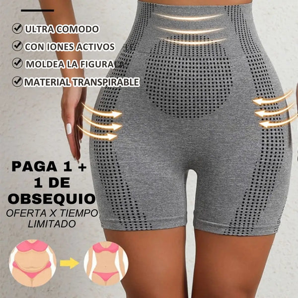 SHORT MOLDEADOR CON FIBRAS IONIZADAS SlimFit® OFERTA 2X1