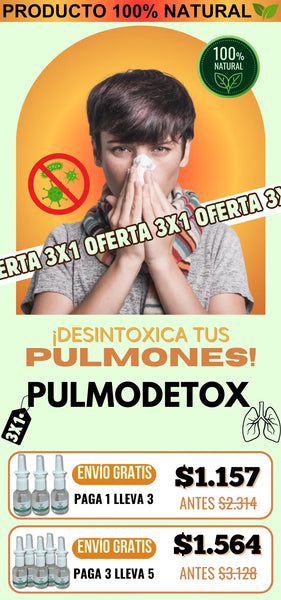 PULMODETOX¡3X1! RESPIRA PROFUNDO Y COMPRA!