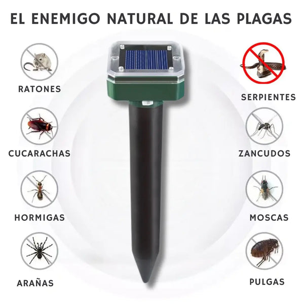 REPELENTE ULTRASÓNICO SOLAR DE ANIMALES