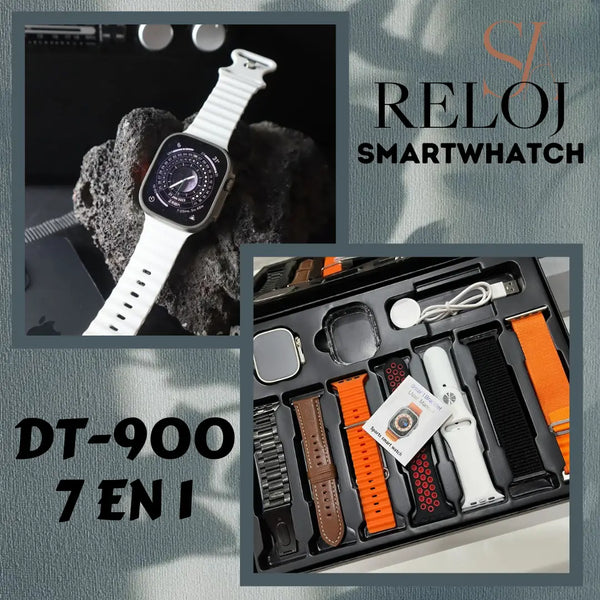 RELOJ SMARTWATCH DT-900 ¡7 EN 1!