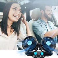 Ventilador Doble Para Carro ® Calor Afuera, Frescura Adentro