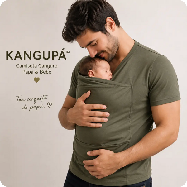 KANGUPÁ™  Camiseta Canguro Papá & Bebé