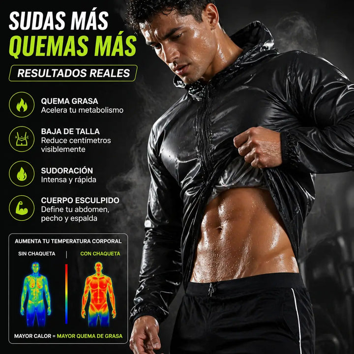 CHAQUETA TÉRMICA EFECTO SAUNA ThermoFit Pro®