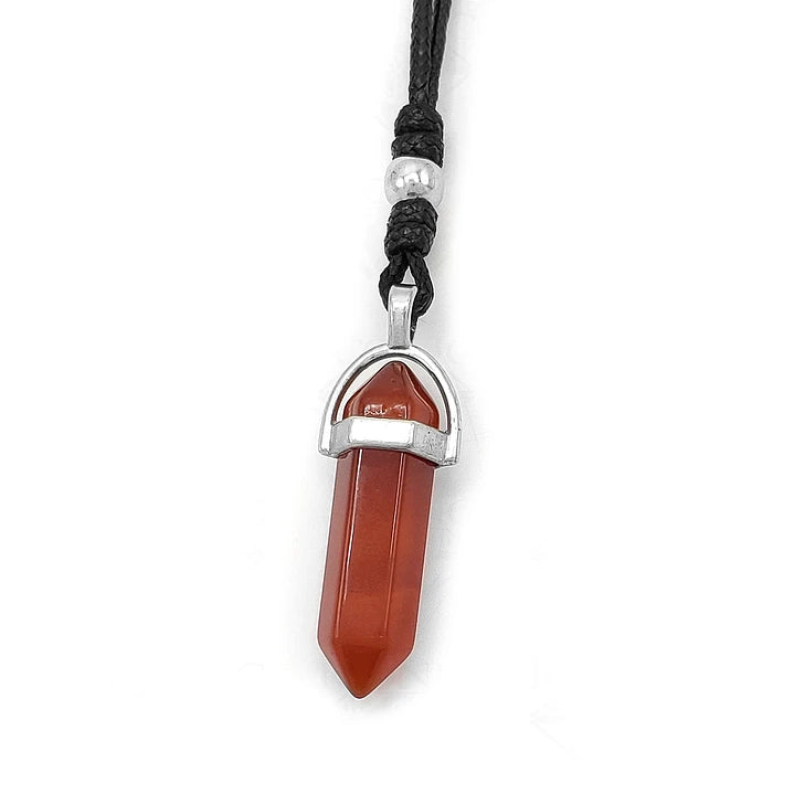 COLLAR PÉNDULO DE CORNALINA PROMO 2X1