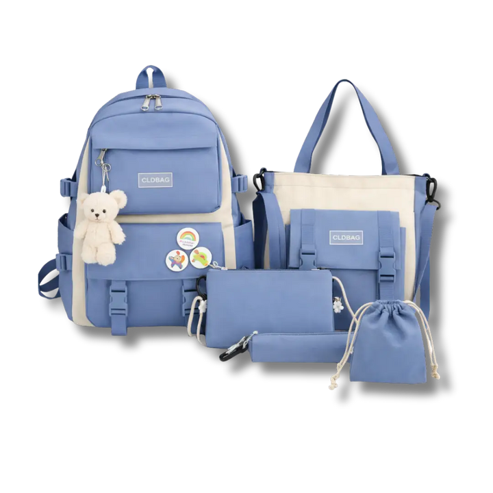 MOCHILA 5-PACK® - Un solo set. Todo tu día organizado 5 en 1🎒