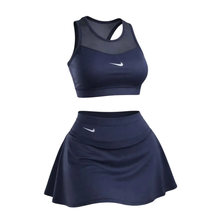 🩷CHICA FIT - Conjunto Deportivo Mujer – Top + Falda Short Integrado