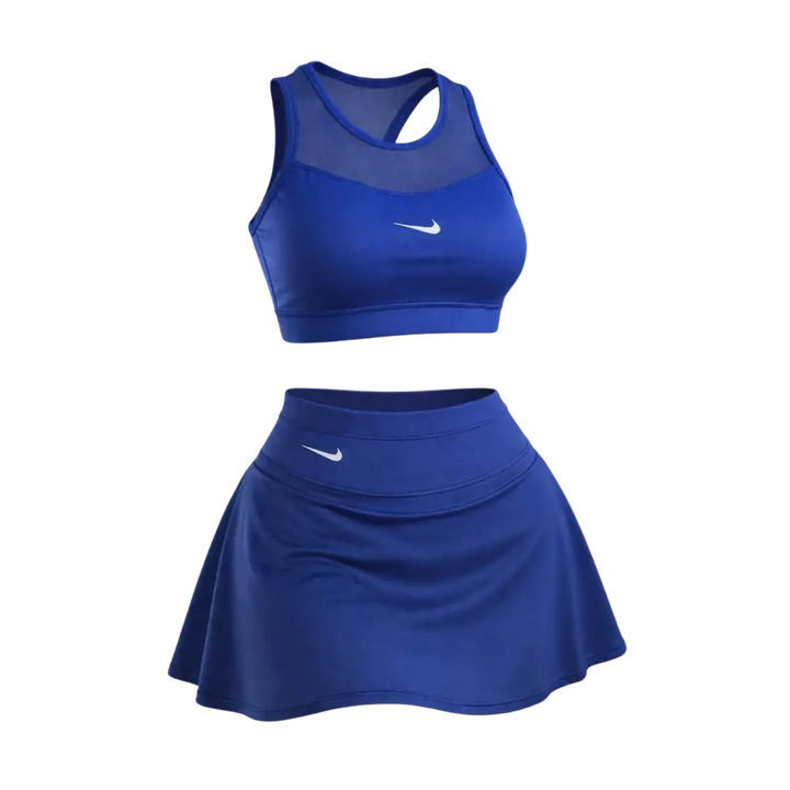 🩷CHICA FIT - Conjunto Deportivo Mujer – Top + Falda Short Integrado