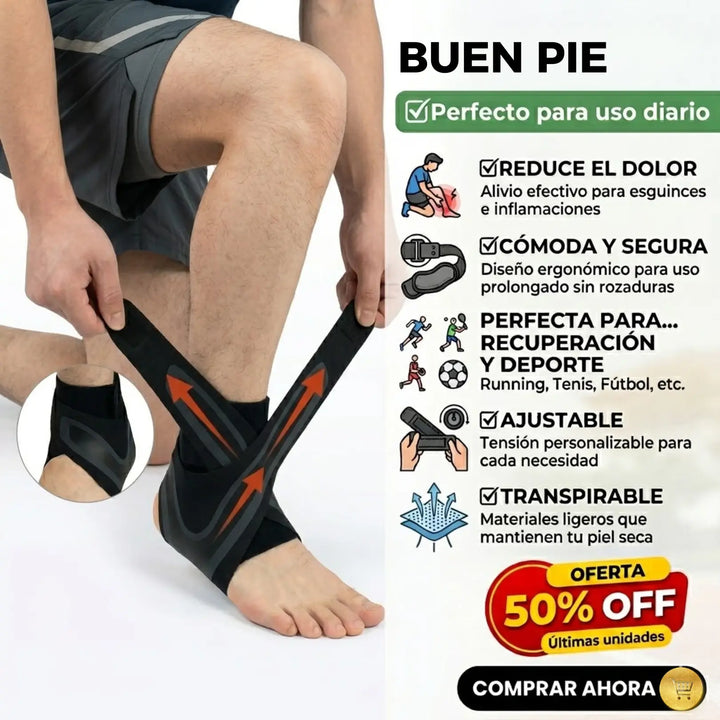 Tobillera Elástica Buen Pie™