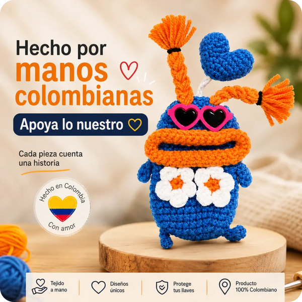 CrochiKey™ – Funda Artesanal para Llaves
