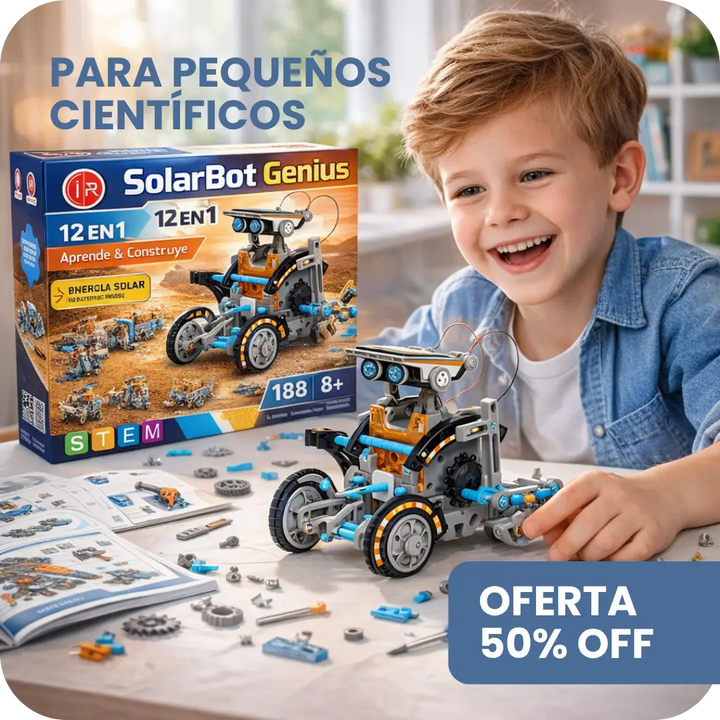 🚀 SolarBot Genius® – Kit Robot Solar 12 en 1