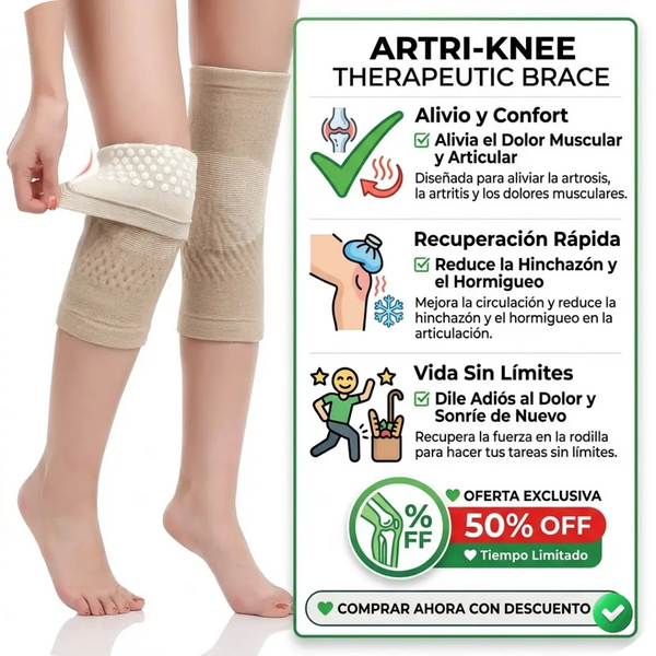 Rodillera de Bamboo Buen Pie (1 par de rodilleras)