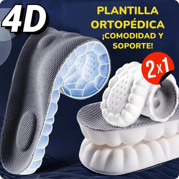 PLANTILLA ORTOPÉDICA EN 4D Feetcomfort™