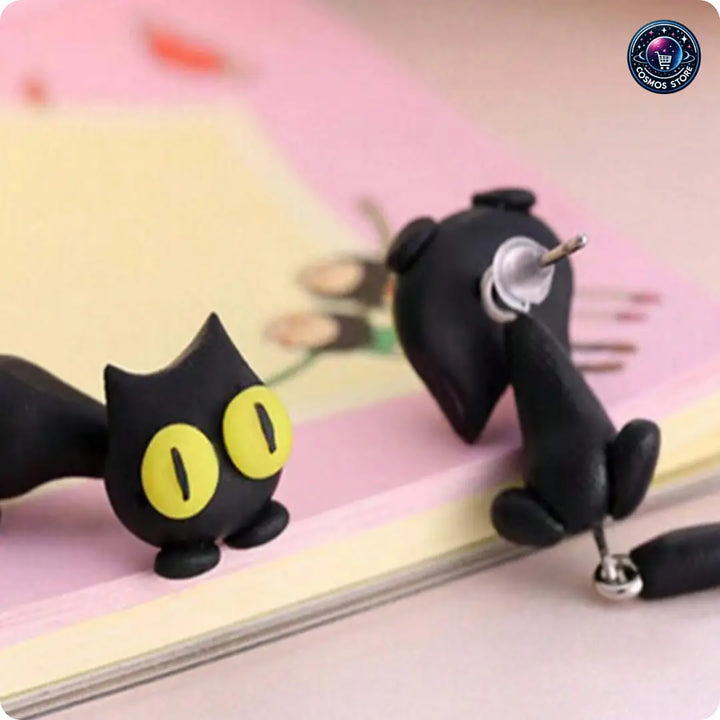 PENDIENTES BLACK FELIX™ - GATO DE LA SUERTE Y LA FORTUNA