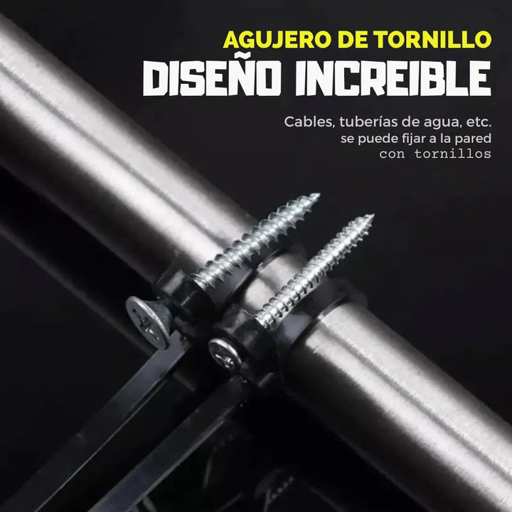 ABRAZADERAS PLÁSTICAS PARA ATORNILLAR