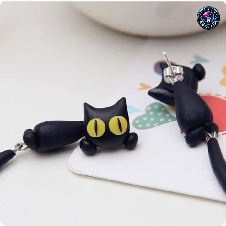 PENDIENTES BLACK FELIX™ - GATO DE LA SUERTE Y LA FORTUNA