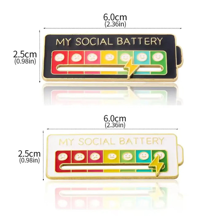 MY SOCIAL BATTERY PIN (2X1)