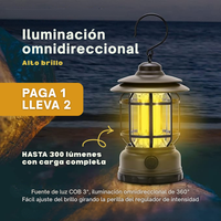 Ledsen™ - Lámpara portátil retro inteligente - 2X1
