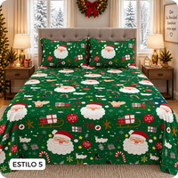 NAVÉLIA™ – Sábanas Navideñas para Cama Doble