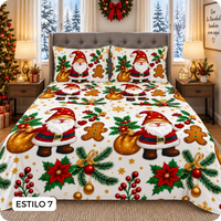 NAVÉLIA™ – Sábanas Navideñas para Cama Doble