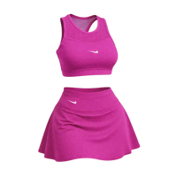 🩷CHICA FIT - Conjunto Deportivo Mujer – Top + Falda Short Integrado