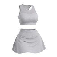 🩷CHICA FIT - Conjunto Deportivo Mujer – Top + Falda Short Integrado