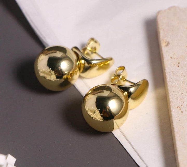 ARETES PERLAS DE ORO DESLUMBRA CON TU ESTILO