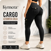 Kymera™ Leggings Cargo Levanta Cola Premium