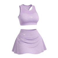 🩷CHICA FIT - Conjunto Deportivo Mujer – Top + Falda Short Integrado