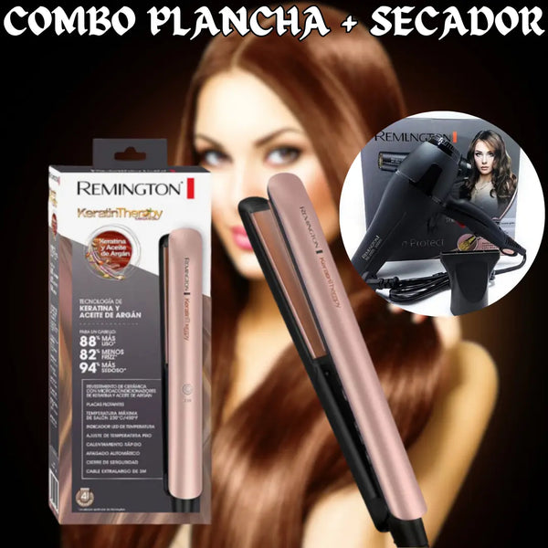 Plancha y Secador ® Combo Belleza Radiante