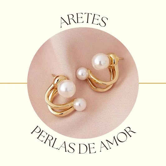Aretes Perlas De Amor ® -Una expresión de calidad y elegancia.
