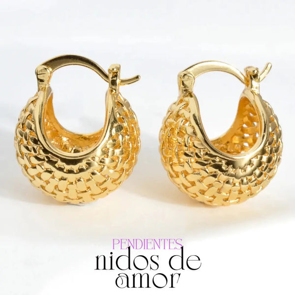 ARETES NIDOS DE AMOR