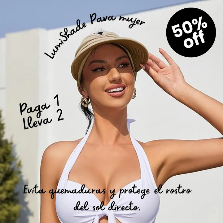 LumiShade® Pava para mujer - Tu brillo, siempre protegido.